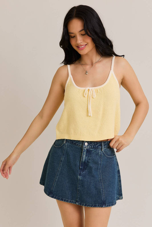 Lemon Sweater Tank