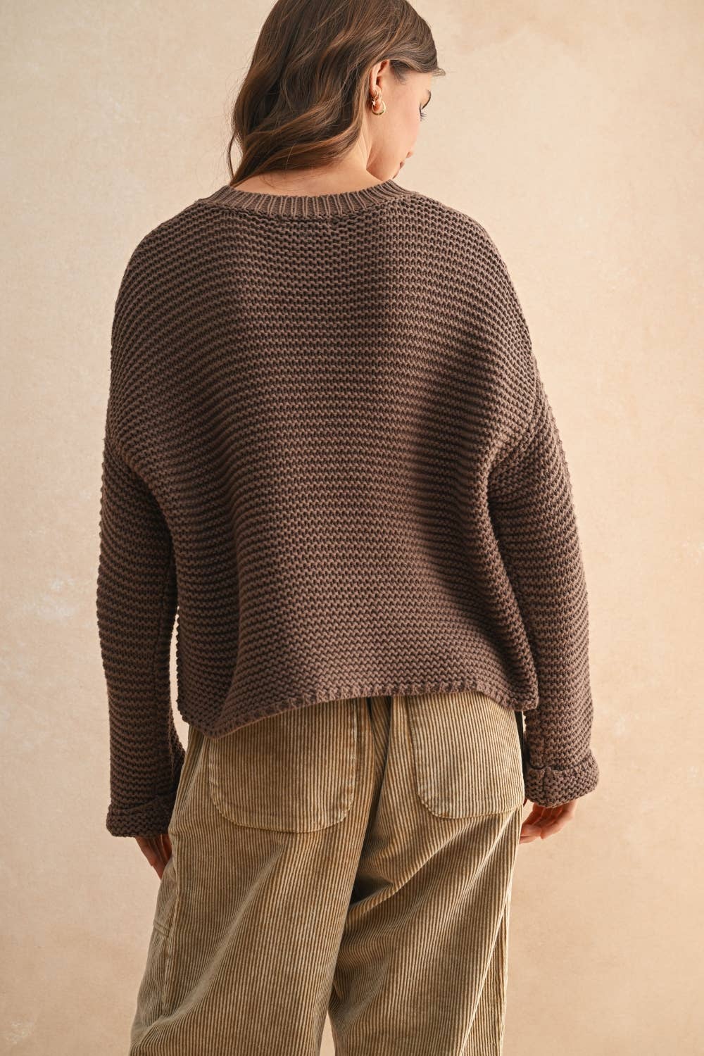 Chocolate Knit Sweater
