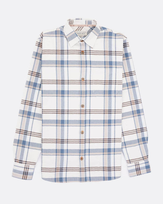 Denim Check Button Down