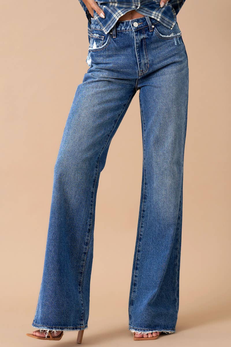 Relaxed Boot Cut Denim
