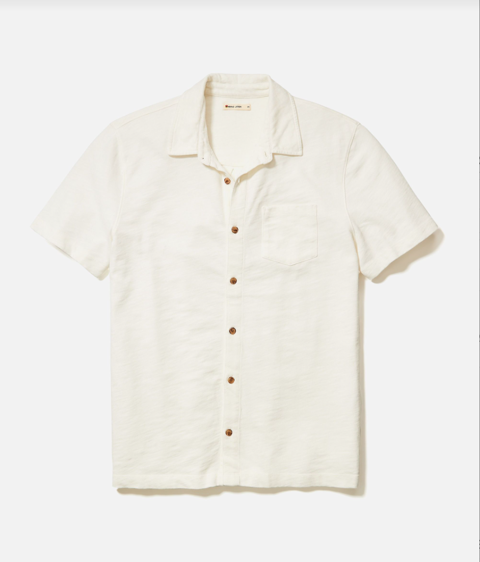 Marine Layer Mens Vintage Heavy Slub Button Down