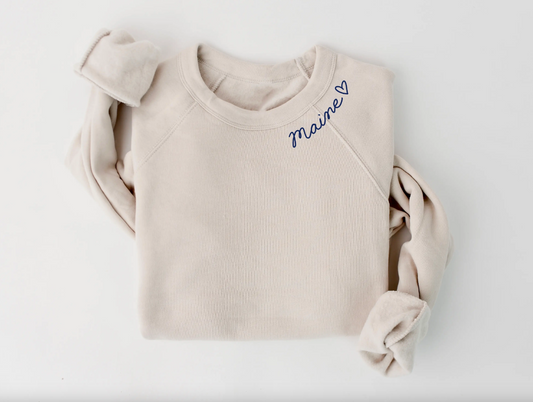 Maine Heart Sweatshirt