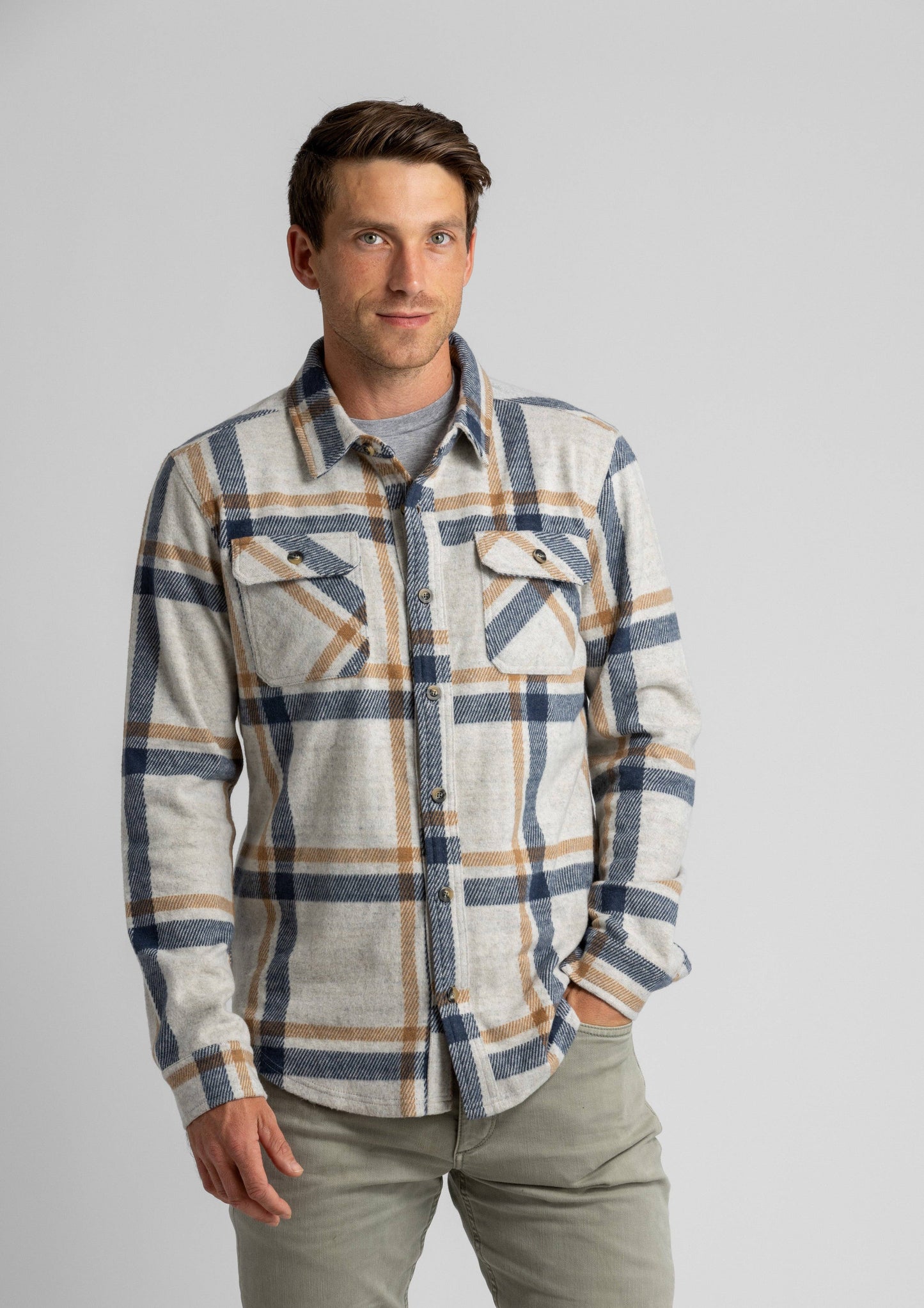 Men's Stretch Flannel Shirt