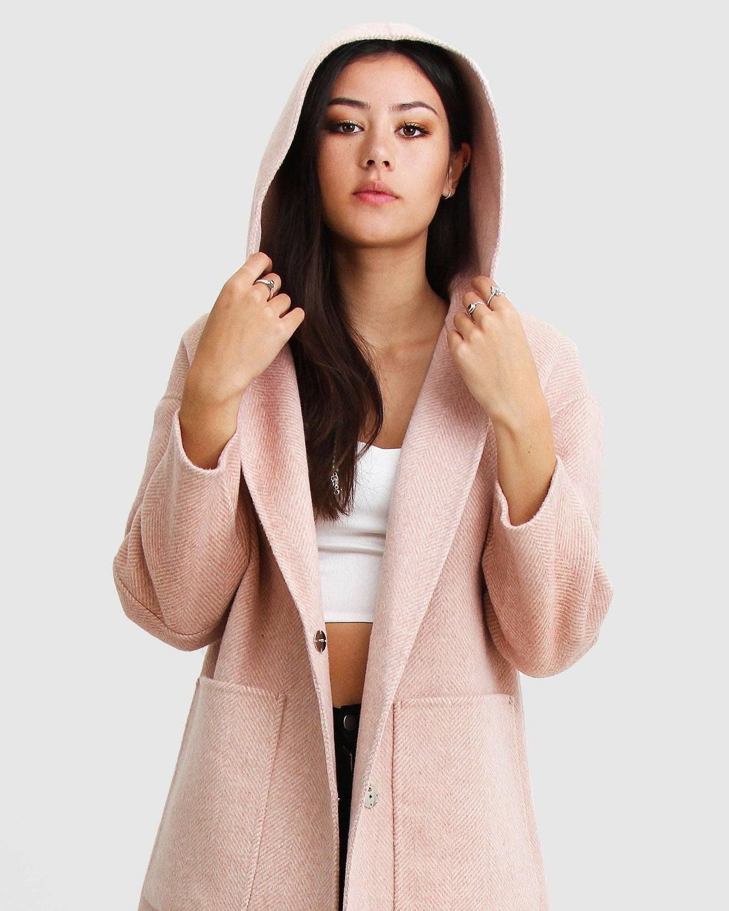 Australian Wool Coat - Pink