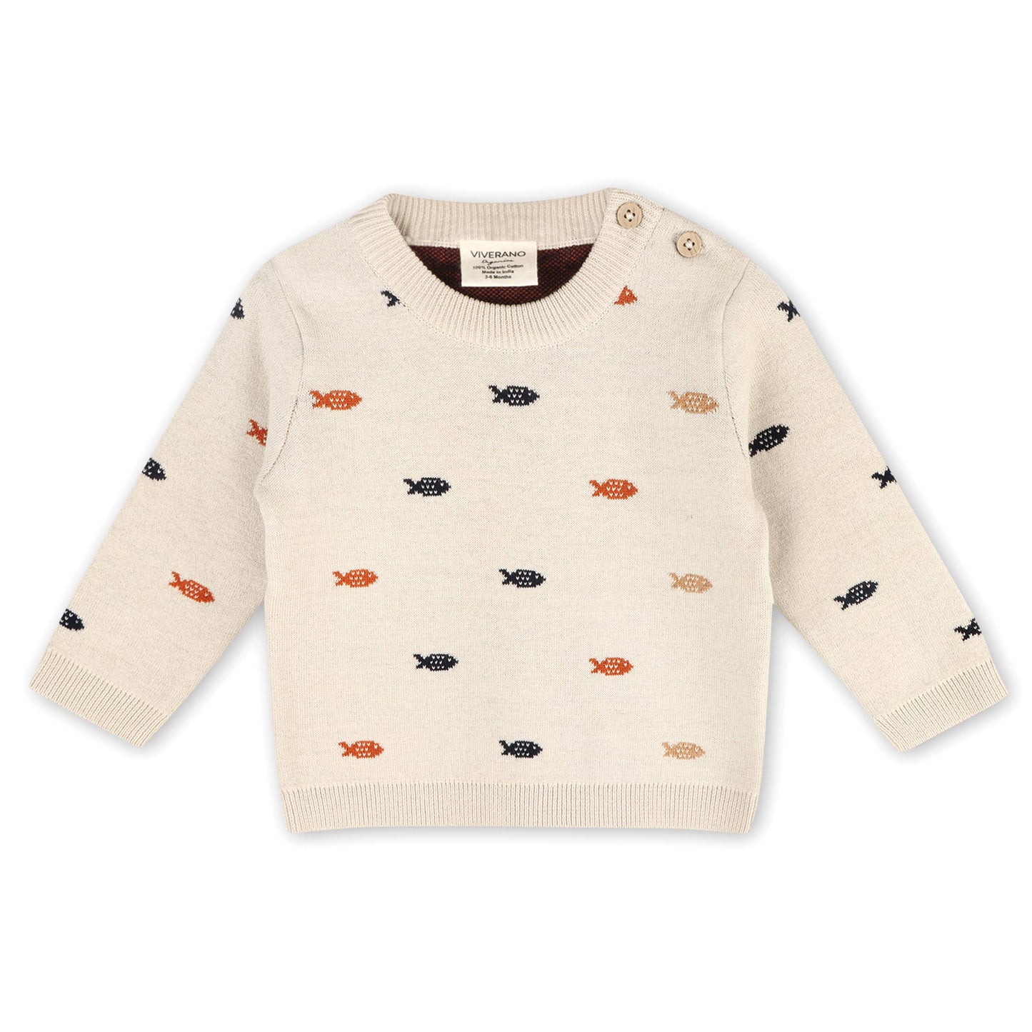 Kids Fish Pullover Sweater