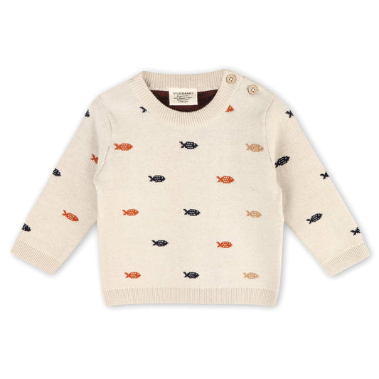 Kids Fish Pullover Sweater