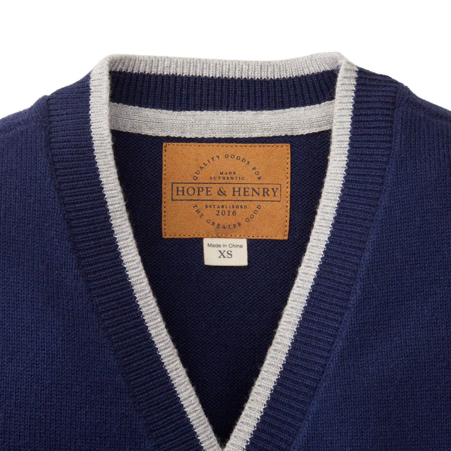 Kids Navy Cardigan