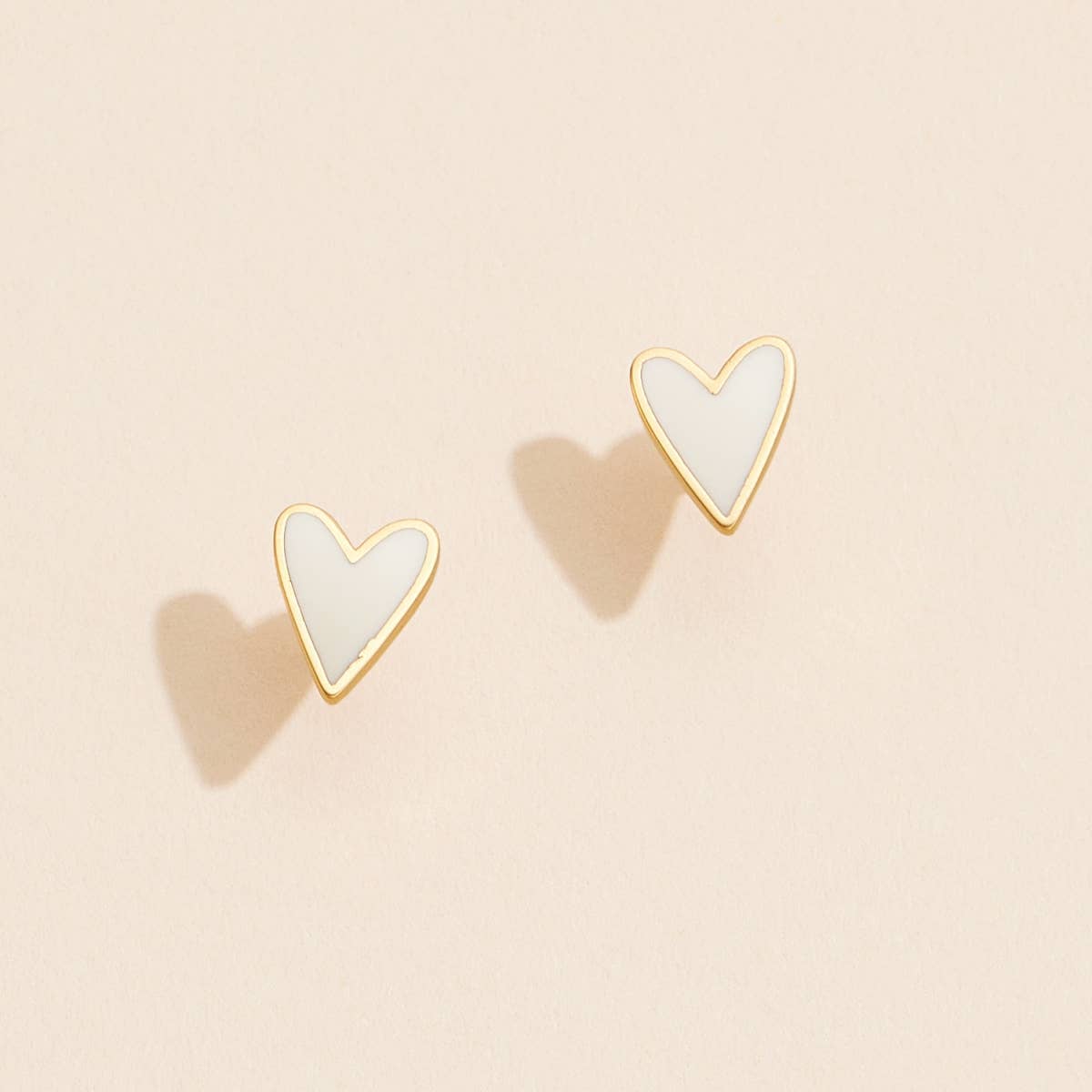 Heart Stud Earrings