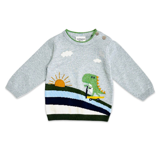 Kids Dino Skater Pullover