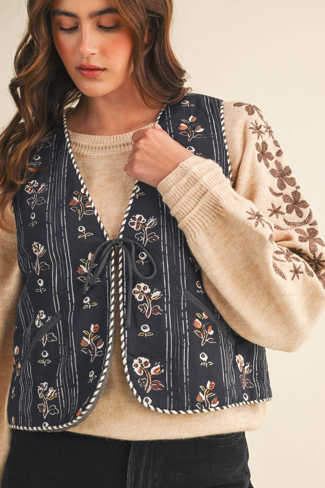 Floral Vest