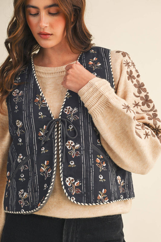 Floral Vest