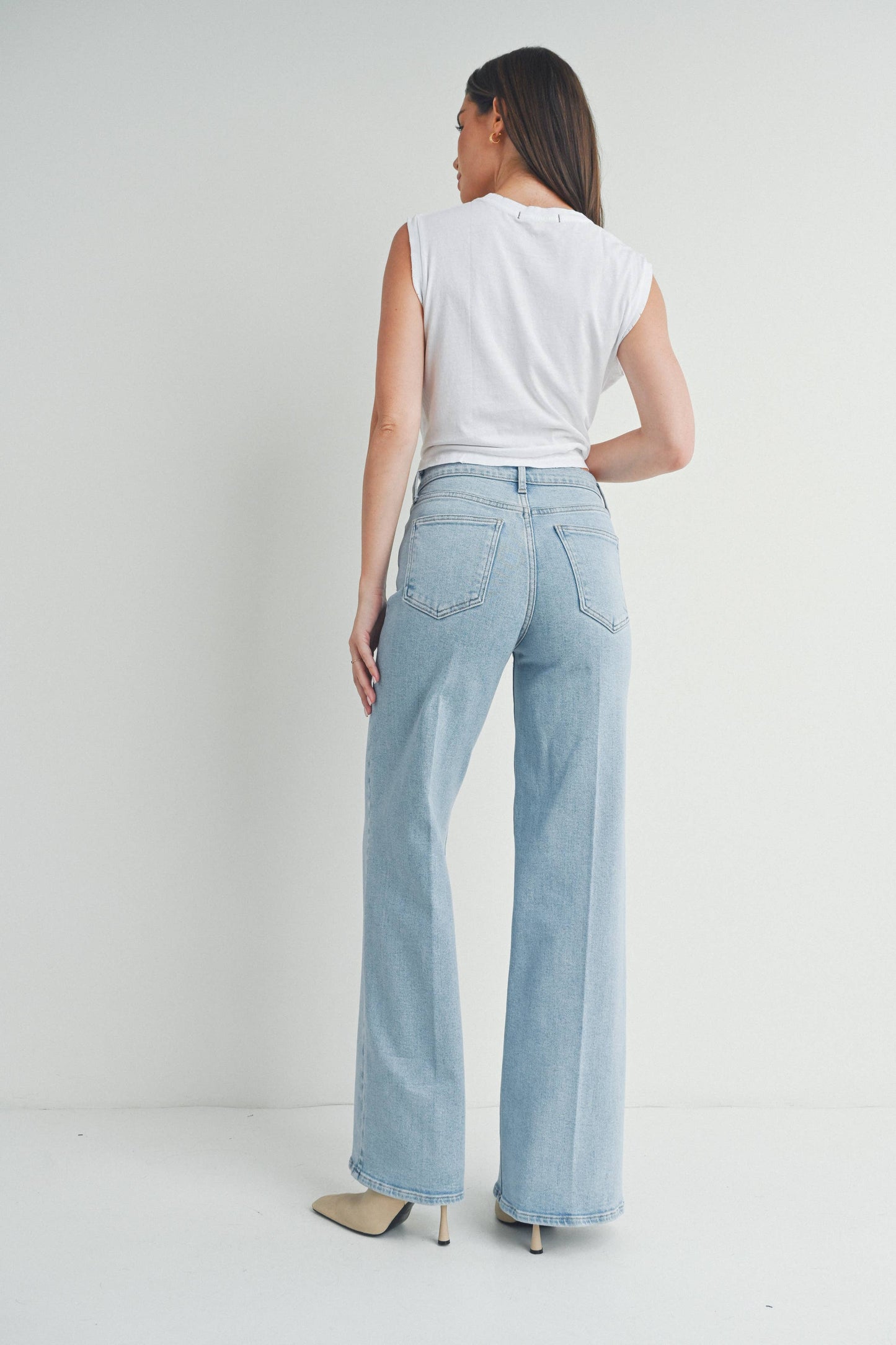 Palazzo Jean - Light Denim