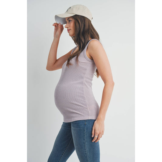 Dusty Pink Maternity Tank