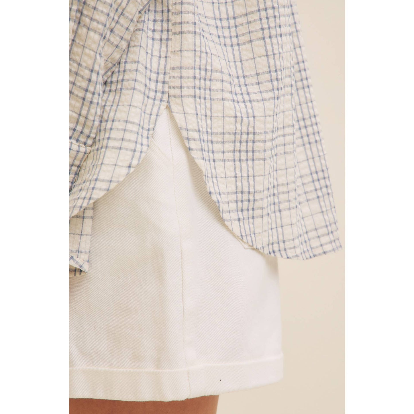 Blue Plaid Button Down