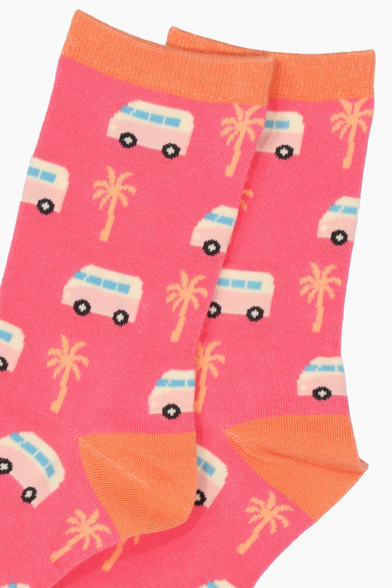 Palm Tree Camper Socks