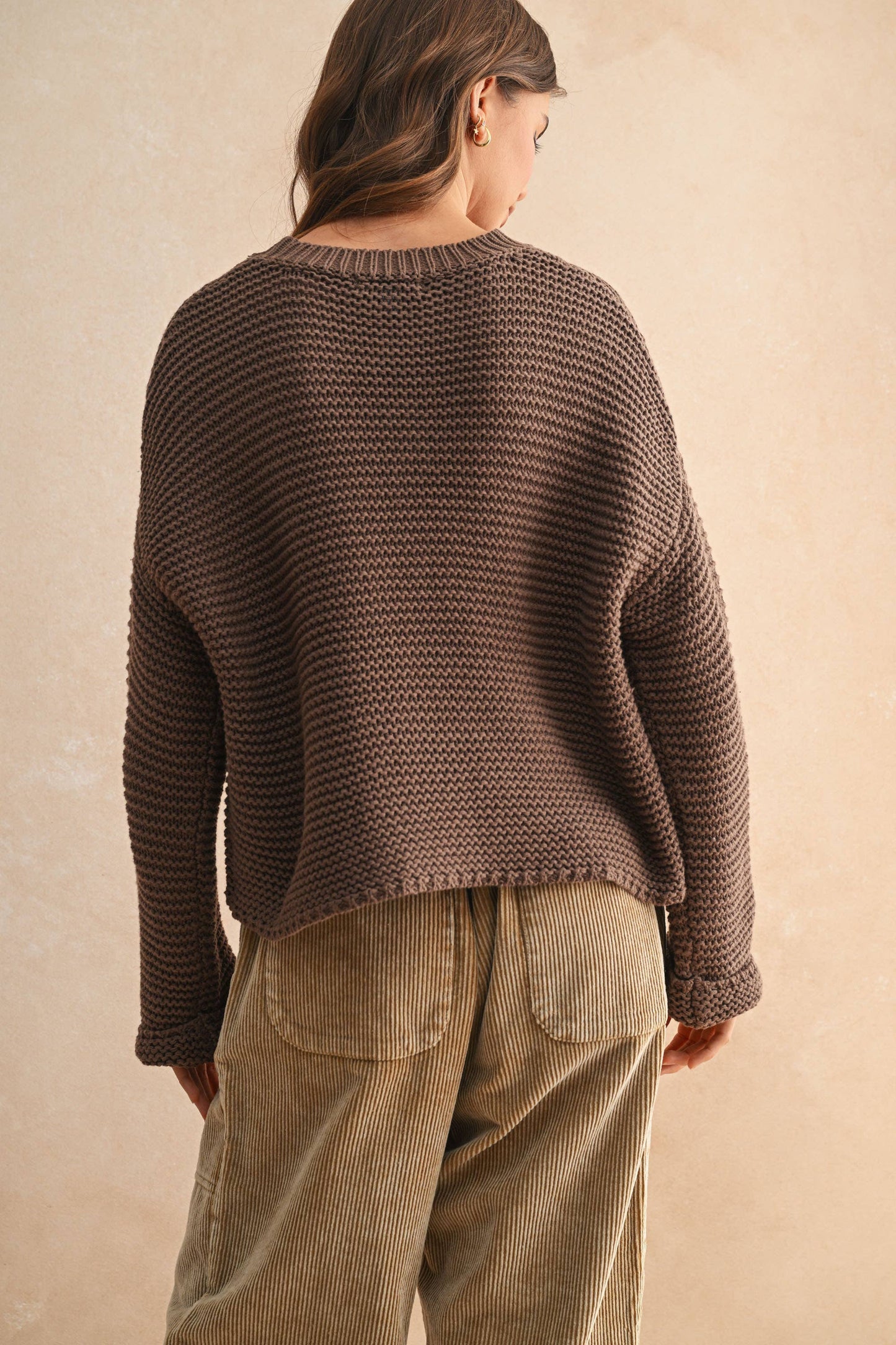 Chocolate Knit Sweater