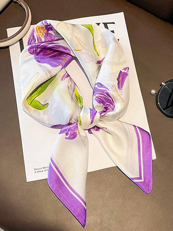 Floral Print Scarf