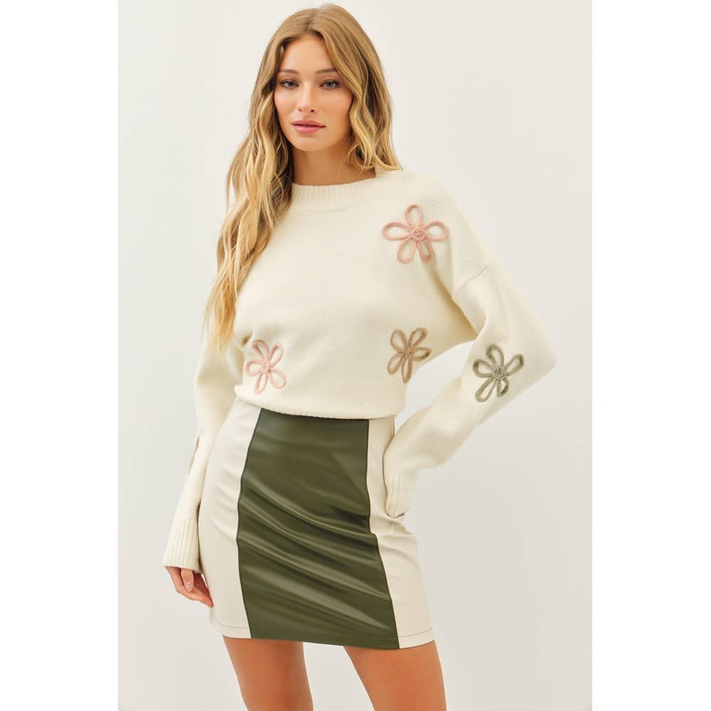 Vegan Leather Mini Skirt