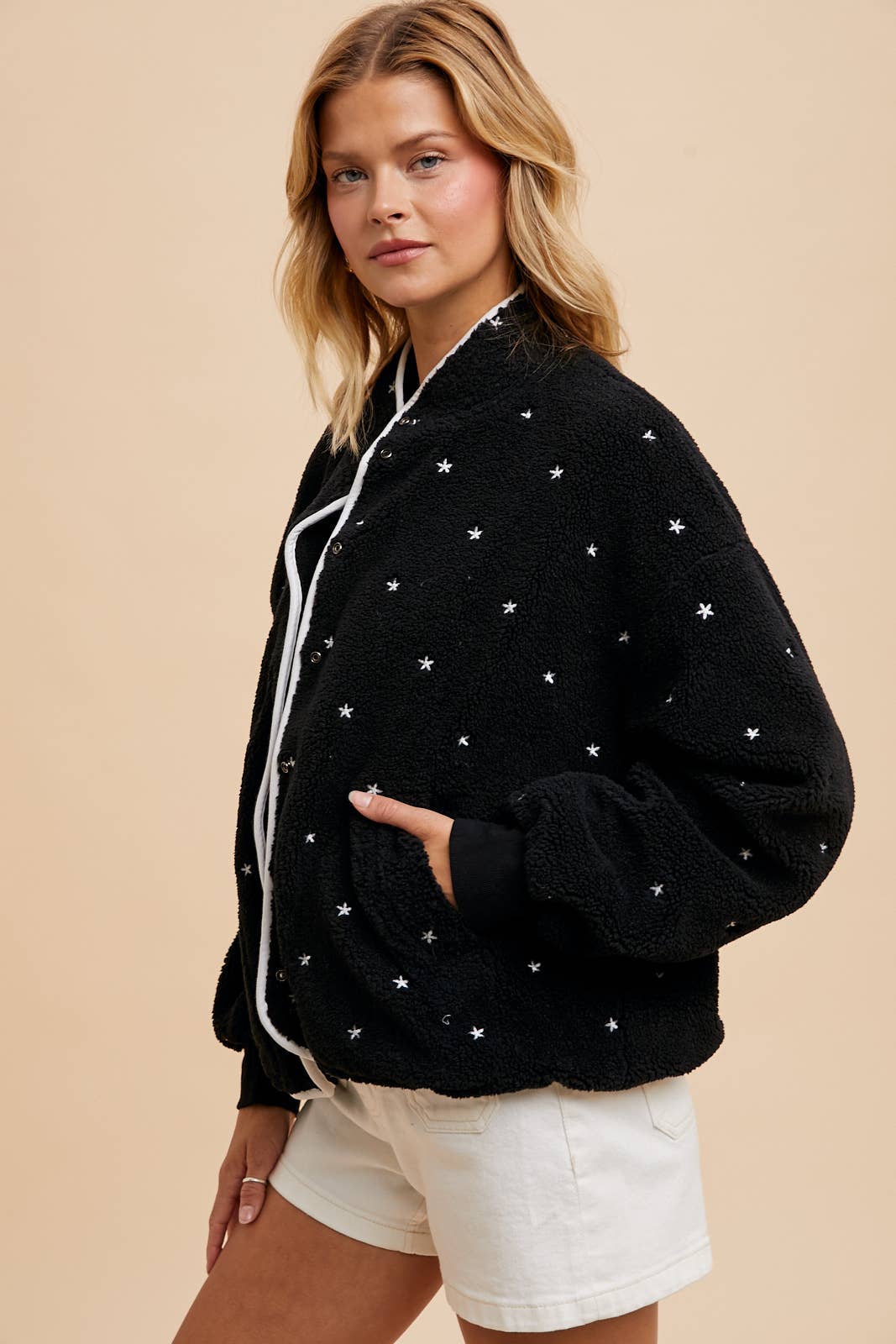 Speckled Sherpa Jacket