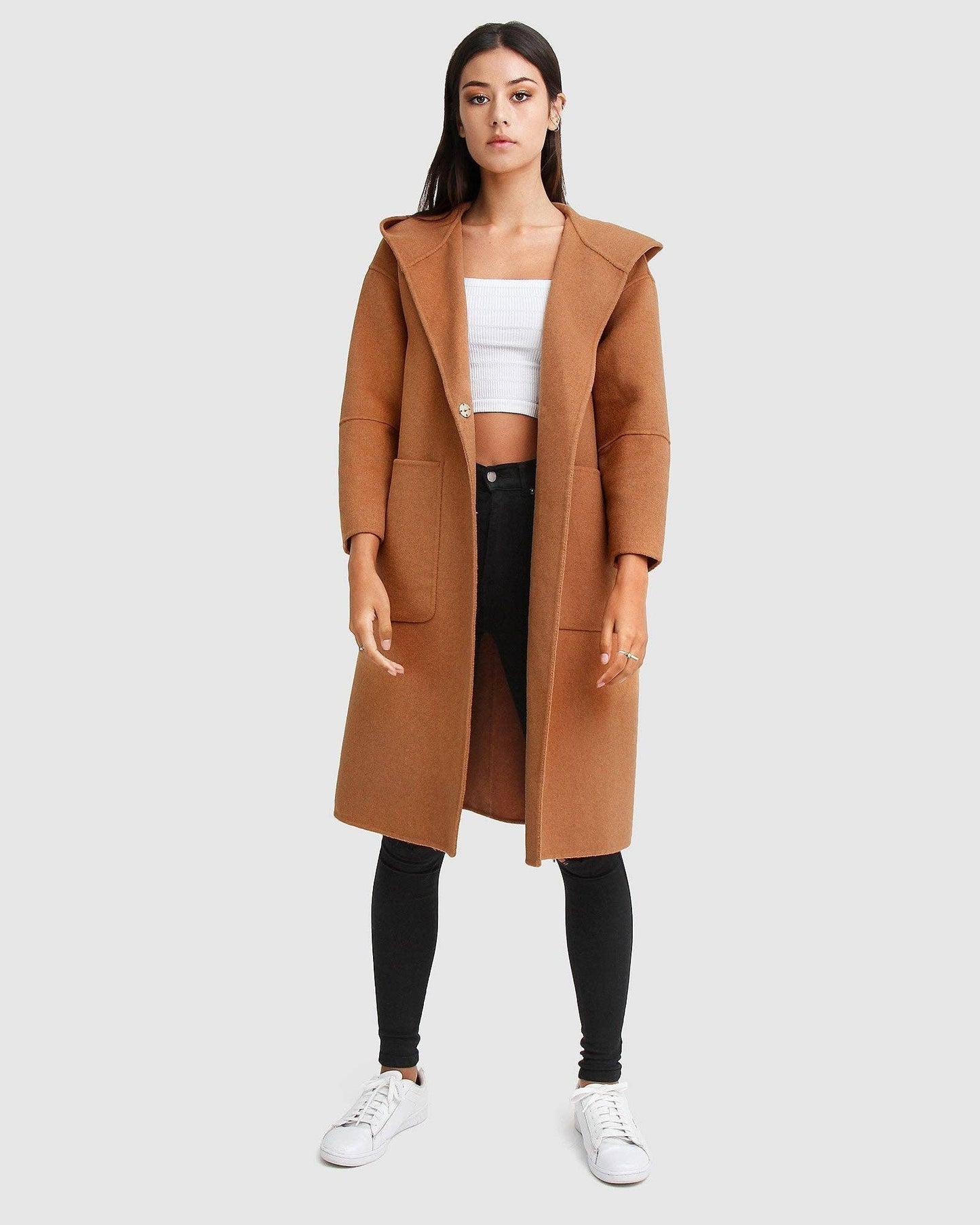 Australian Wool Coat - Camel