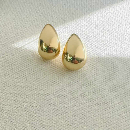 Gold Dome Earrings