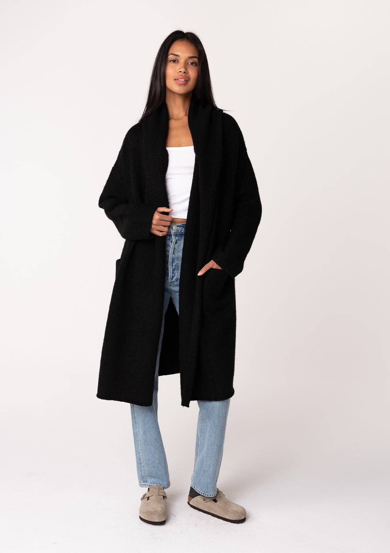 Oversized Hooded Cardigan