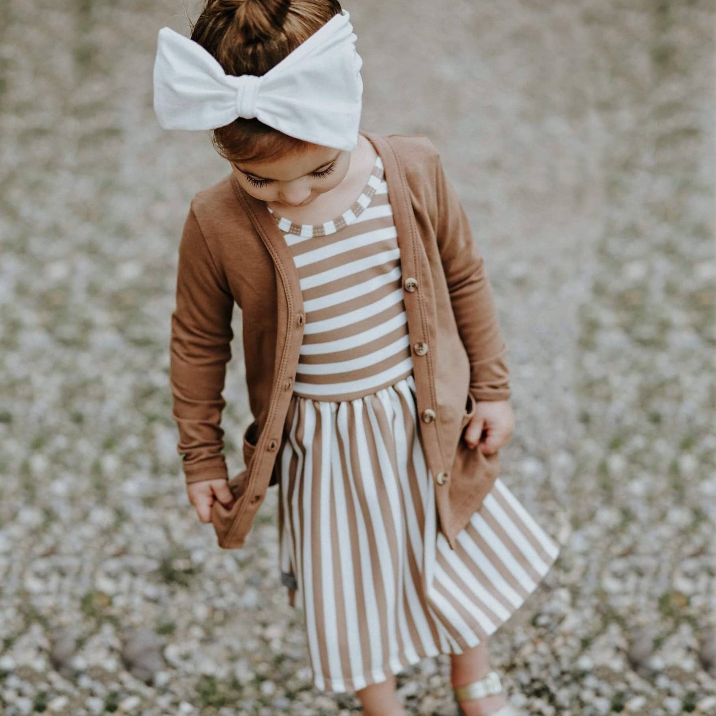 Kids Mocha Cardigan