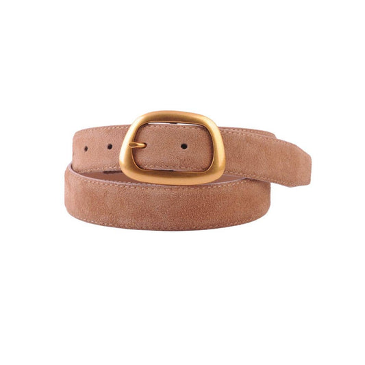 Camel Suede Belt