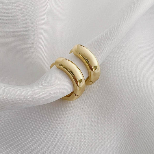 Chunky Huggie Hoops