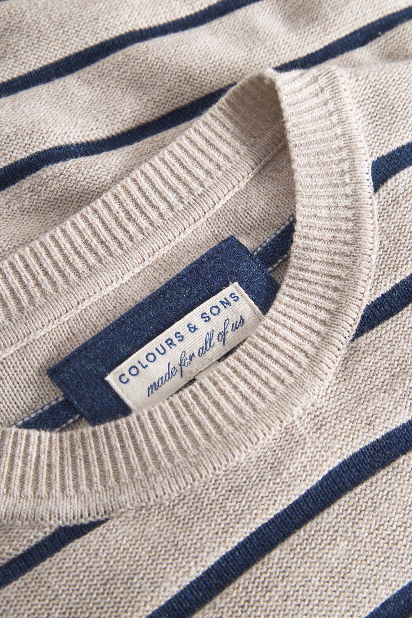 Navy Striped Sweater