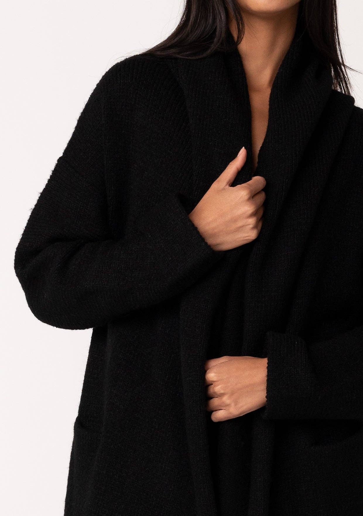 Oversized Hooded Cardigan