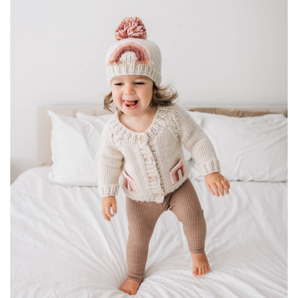 Kids Rainbow Cardigan Sweater