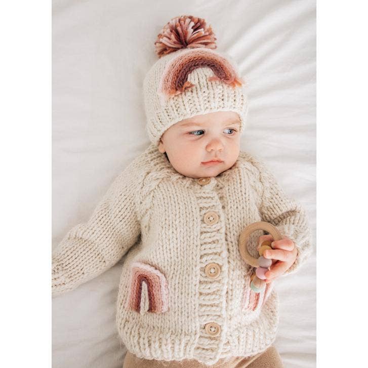 Kids Rainbow Cardigan Sweater