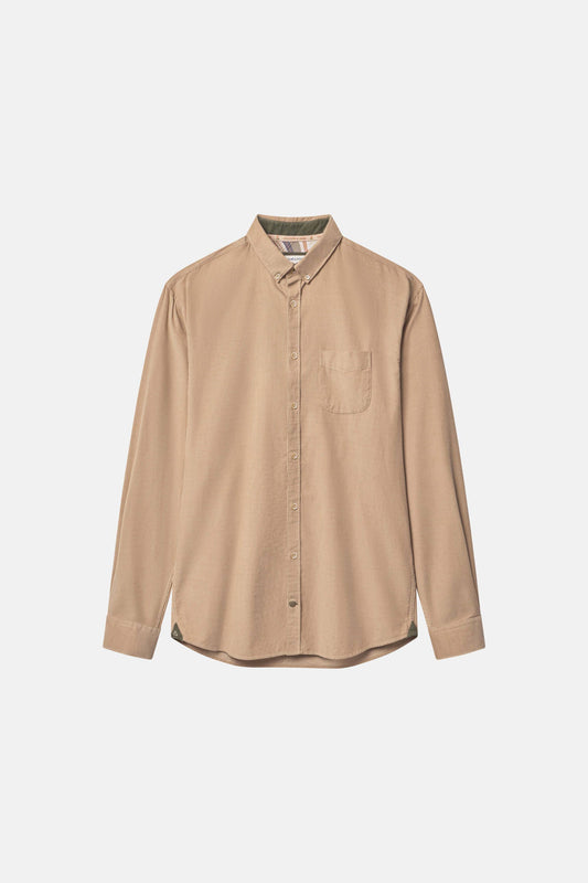 Sand Corduroy Button Down