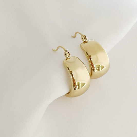 Noah Chunky Gold Hoops