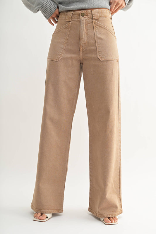 Vintage Khaki Patch Pocket Pants