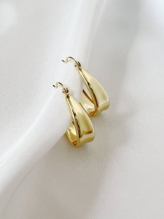 Timeless Gold Hoops