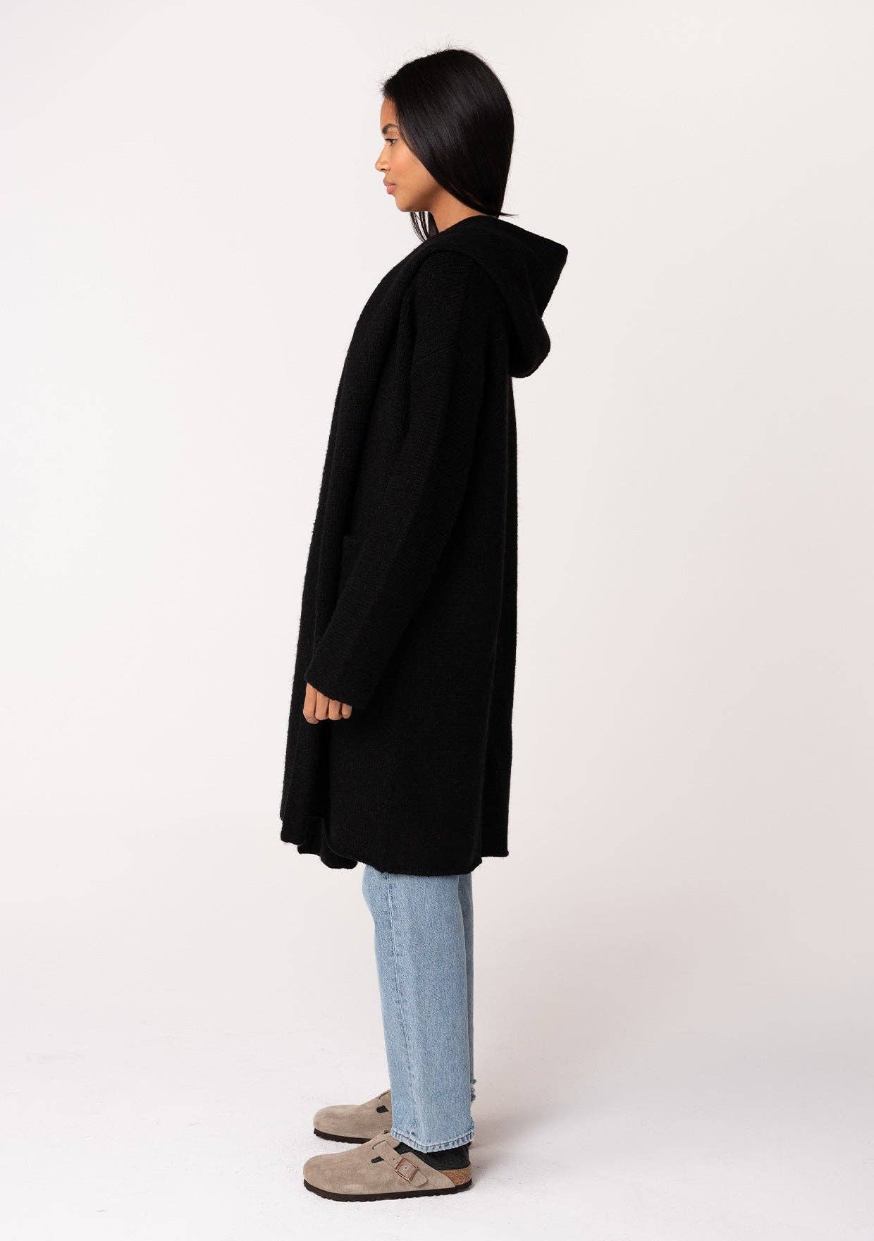 Oversized Hooded Cardigan