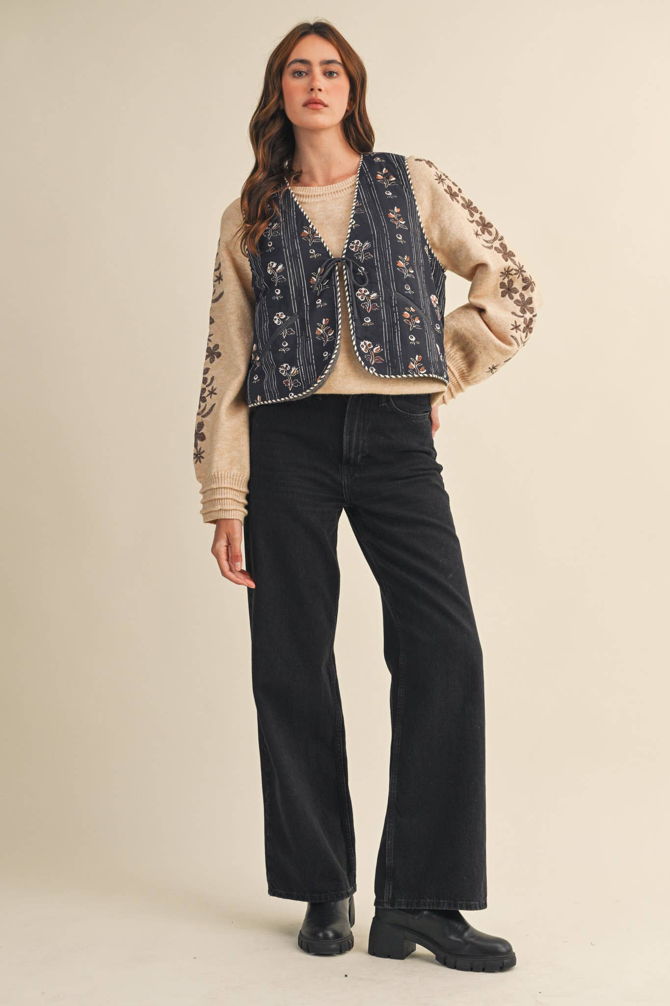 Floral Vest