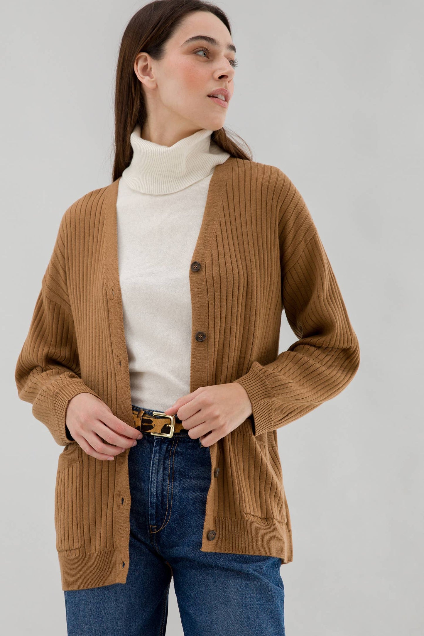 Carmen Ribbed Cardigan