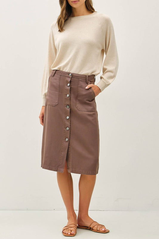Cocoa Midi Skirt