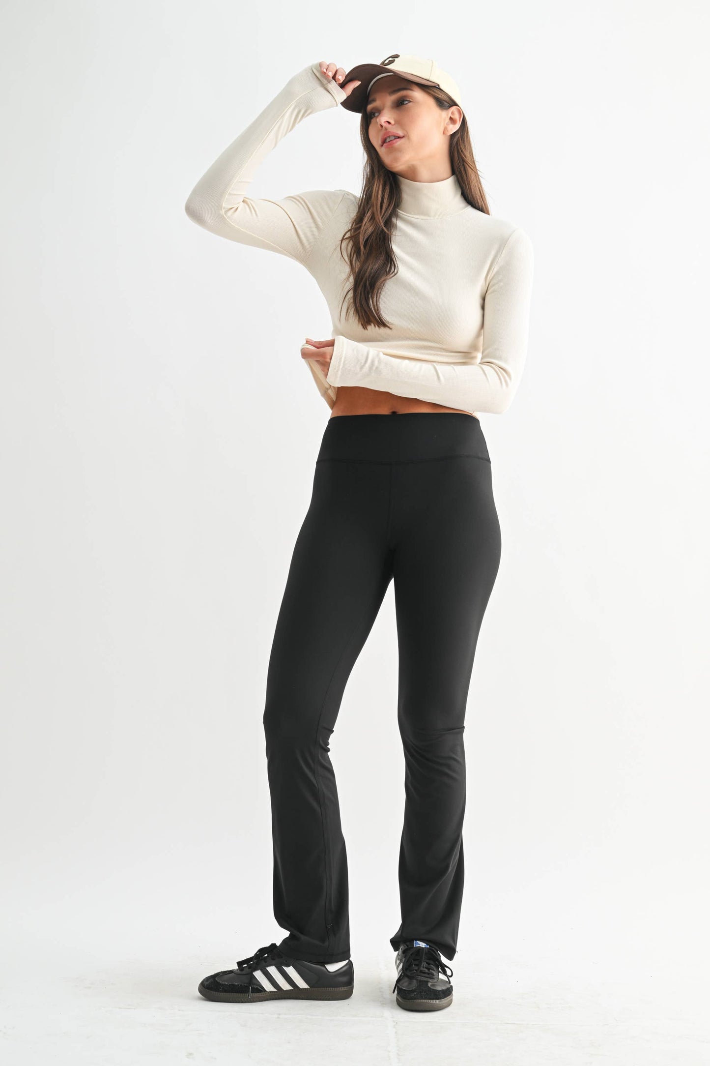 Natural Ribbed Turtleneck