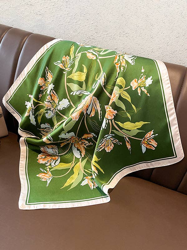 Floral Print Scarf