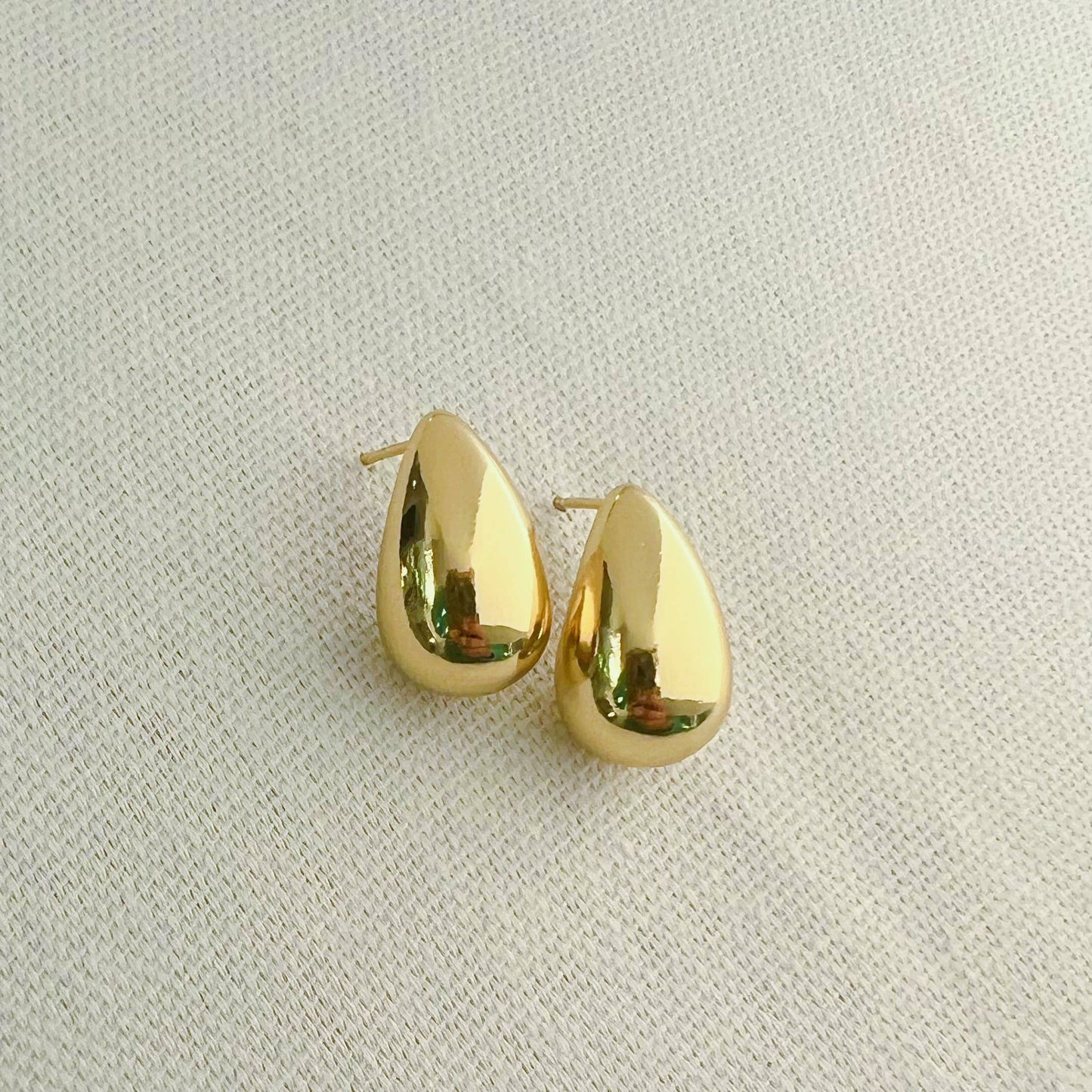 Gold Dome Earrings