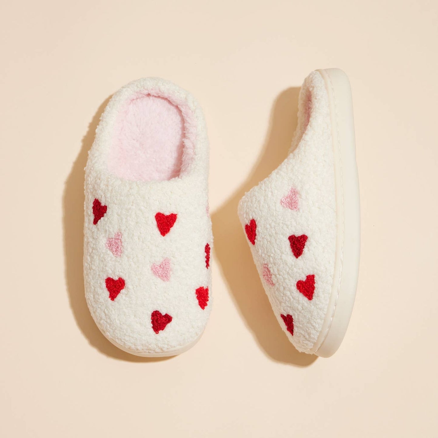 Kids Heart Slippers