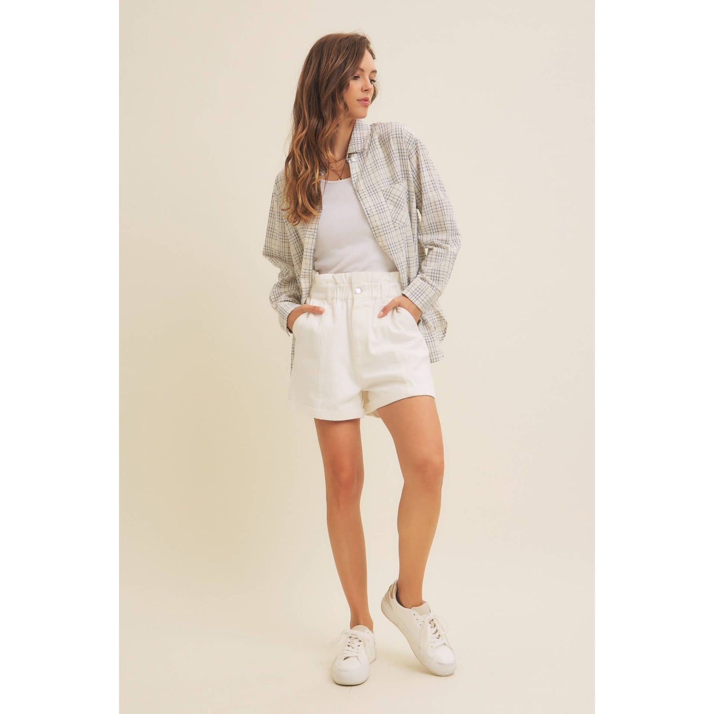 Blue Plaid Button Down