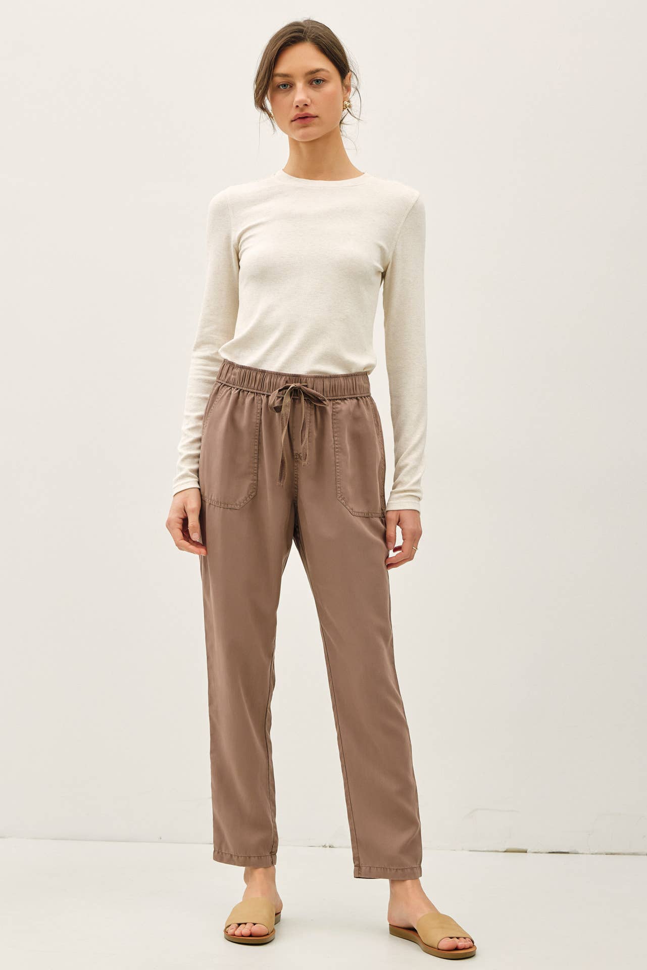 Tencel Tapered Pants