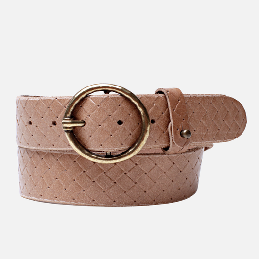 Zoya Braided Leather Belt