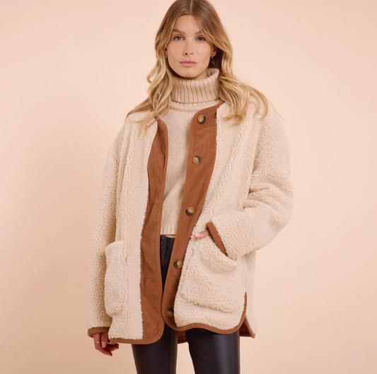 Sheepskin Corduroy Coat